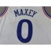 2025 Philadelphia 76ers MAXEY #0 White City Edition NBA Jersey-4031673