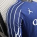 24/25 Paris Saint-Germain PSG Fourth Away Blue Jersey Version Long Sleeve (Player Version)-8905731
