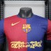 24/25 Barcelona Home X Travis Scott Red Navy Blue Jersey Kit short sleeve (Player Version)-993727