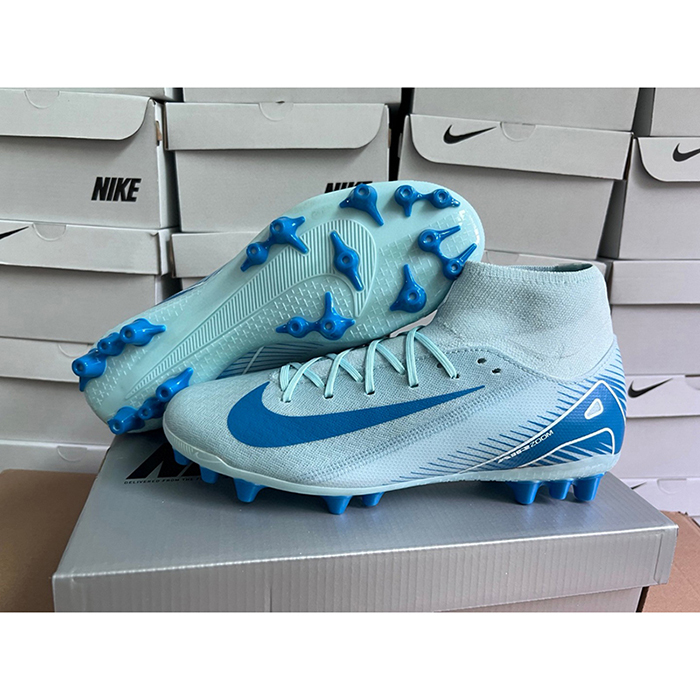Air Zoom Mercurial Superfly 16 Elite XXV SG Soccer Shoes-Light Blue-7972832