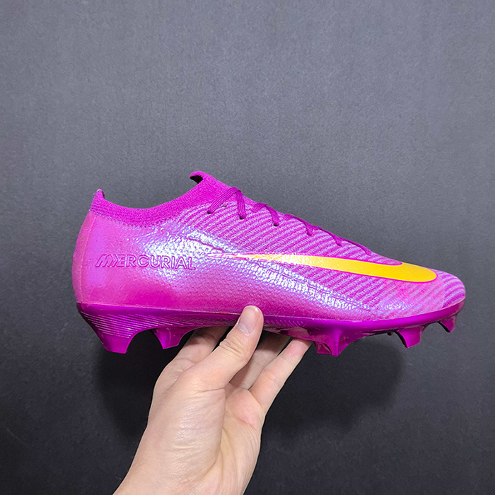 AIR Zoom Mercurial Vapor 16 Elite XXV FG Soccer Shoes-Wine Red/Yellow-6278486