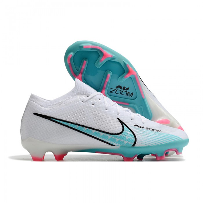 Air Zoom Mercurial Vapor XV Elite FG Soccer Shoes-White/Blue-5136576