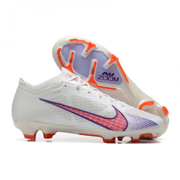 Air Zoom Mercurial Vapor XV Elite FG Soccer Shoes-White/Red-7224464