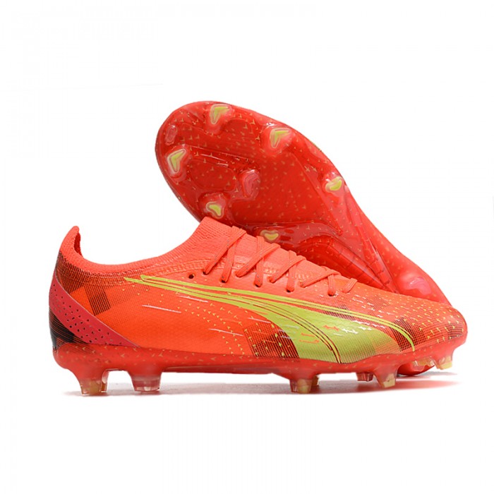 2022 World Cup Ultra Ultimate FG Soccer Shoes-Orange/Gold-2360496