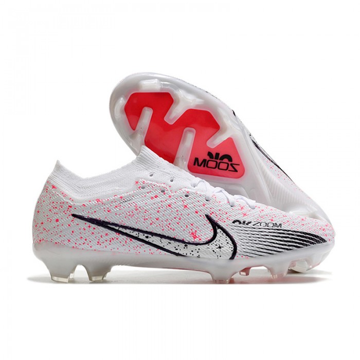 Air Zoom Mercurial Superfly IX Elite FG Soccer Shoes-White/Red-5915909