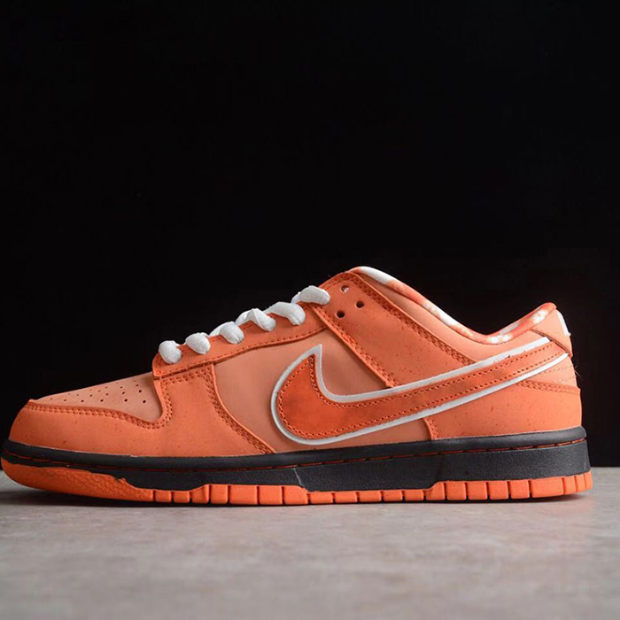 Concepts x SB Dunk Low Running Shoes-Orange/White-2126418