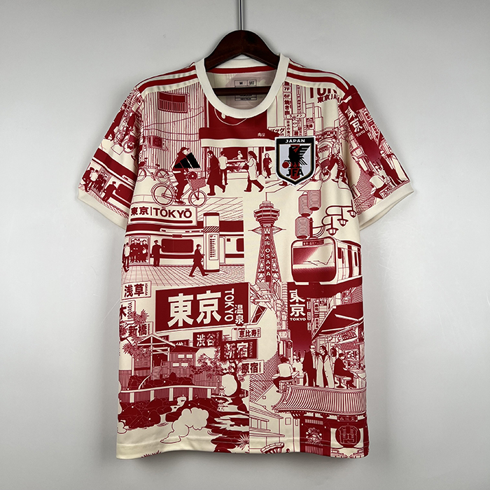 2023 Japan Tokyo Special Edition Red White Jersey Kit short sleeve-5054680