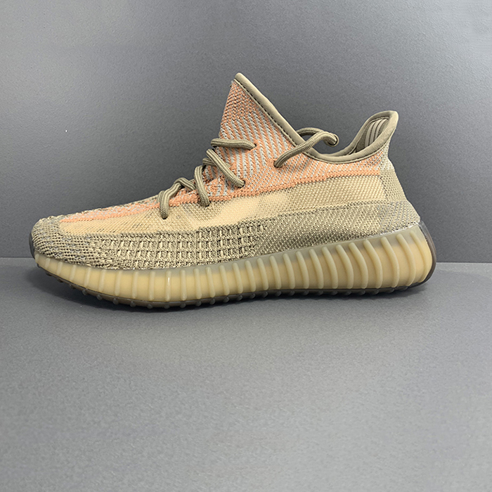 Kanye West Boost Yeezy SPLV 350 V2 Running Shoes-Khkia/Orange-244906