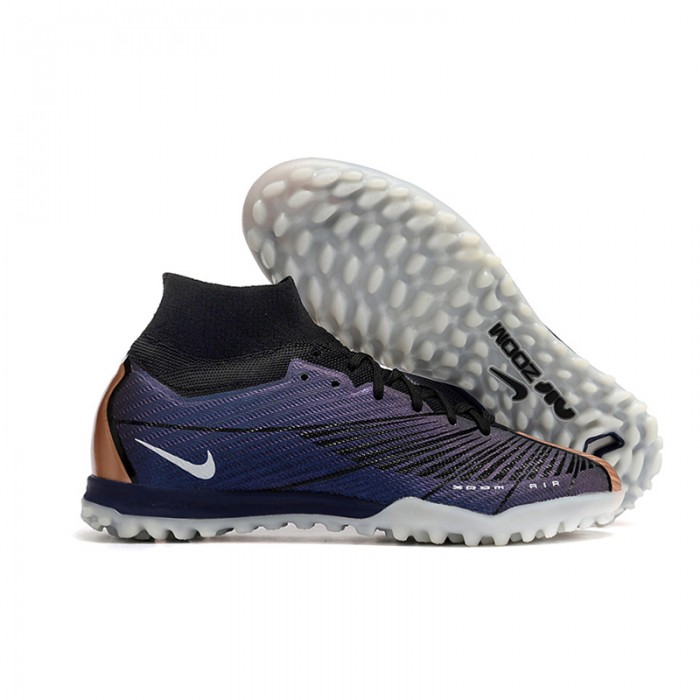 Air Zoom Mercurial Vapor XV Elite TF High Soccer Shoes-Purple/Black-3044838