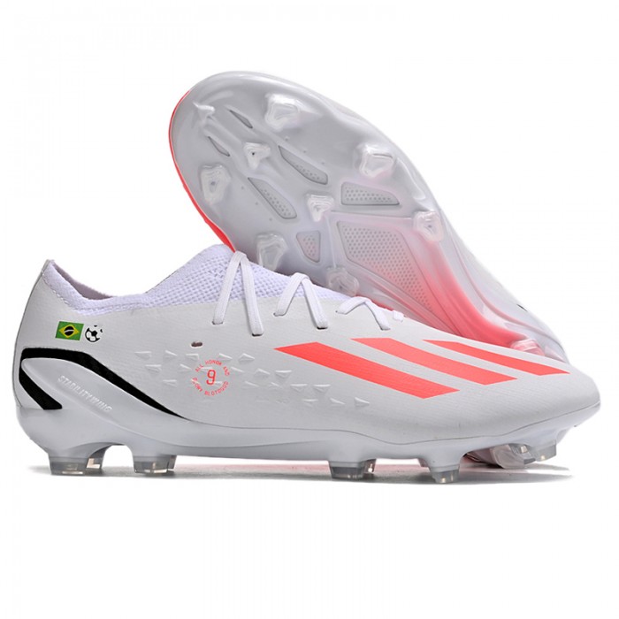 X 23 .1 FG Soccer Shoes-White/Pink-3343734