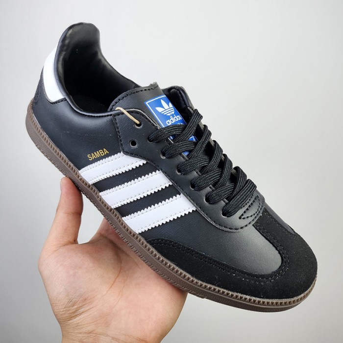 SAMBA Running Shoes-Black/White-3619256