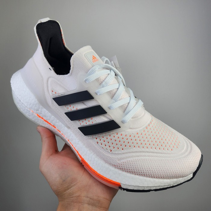 Uitra Boost 21 Running Shoes-White/Orange-1012544