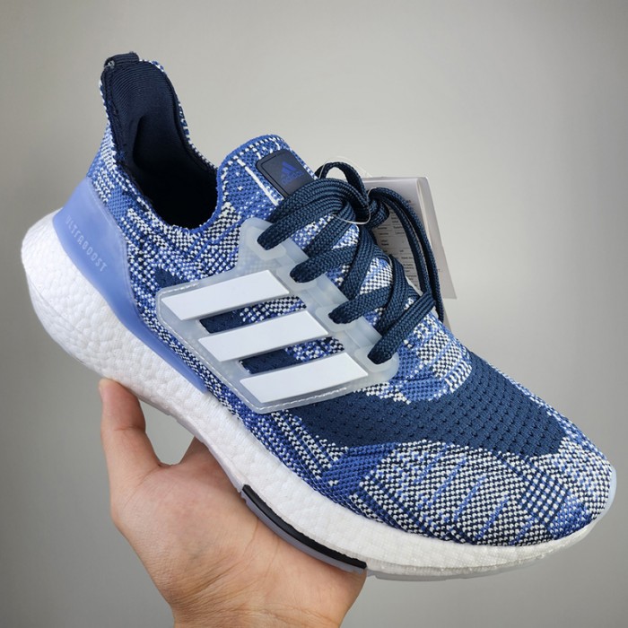 Uitra Boost 21 Running Shoes-Blue/White-5599728