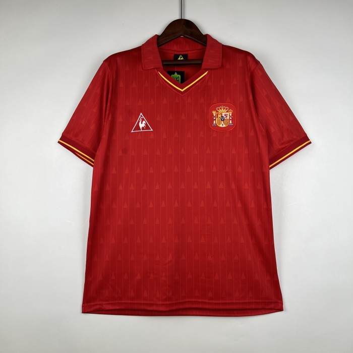 Retro 88/91 Spain Home Jersey Kit short sleeve-4192792