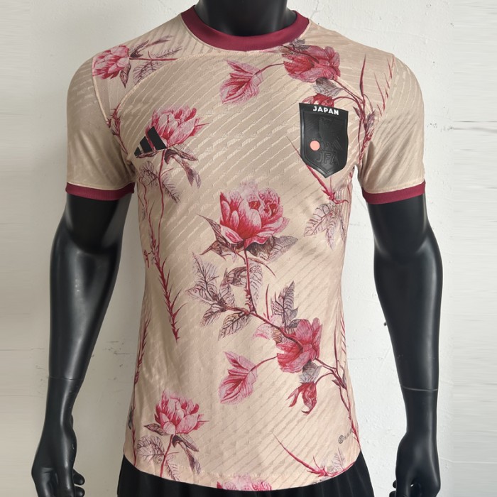2023 Japan special edition Khaki Red Jersey version short sleeve (player version)-137440