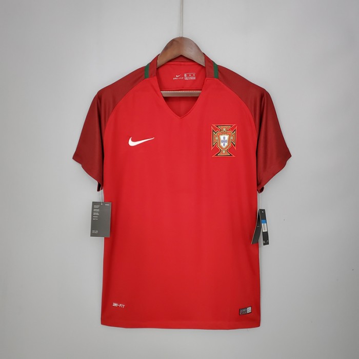 Rtero 2013 Portugal Home Red Jersey Kit short sleeve-208531
