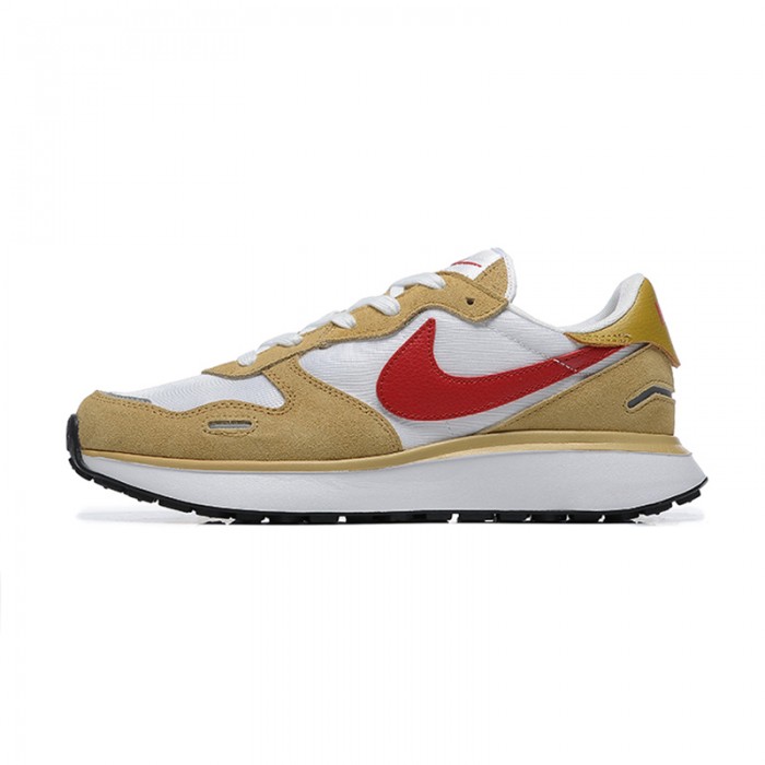 Phoenix Waffle Running Shoes-Khaki/Red-9655147