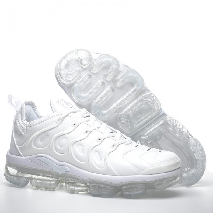 AIR MAX Vapormax TN Running Shoes-All White-154356