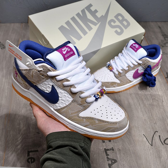 SB Dunk Low Rayssa Leal Running Shoes-White/Brown-8694915