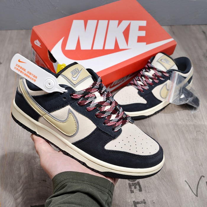 SB Dunk Low Running Shoes-White/Black-2062117