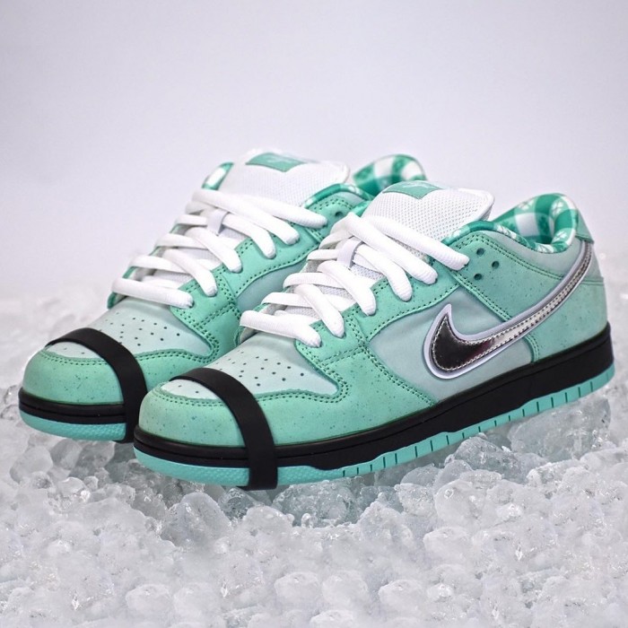 Concepts x SB Dunk Low Running Shoes-Green/Black-8272192