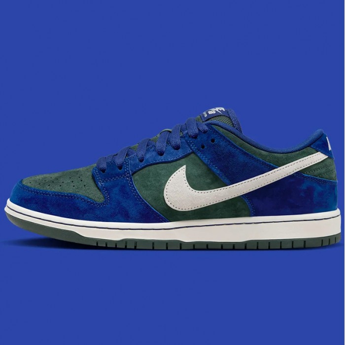 SB Dunk Low“Deep Royal Blue”Running Shoes-Green/White-4643298