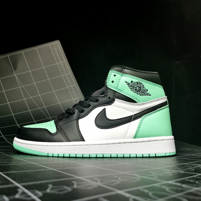 Air​ Jordan 1 ​High AJ1 Running Shoes-Green/Black-9724536