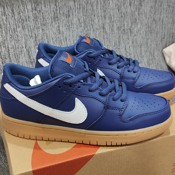 SB Dunk Low Running Shoes-Navy Blue/White-5794900