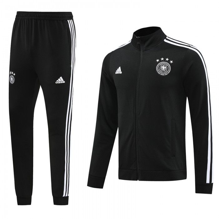 2024 Germany Black White Edition Classic Jacket Training Suit (Top+Pant)-7322299