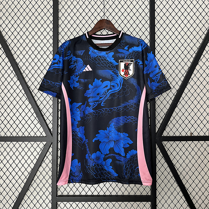 2024 Japan Special Edition Blue Black Jersey Kit short sleeve-2166608