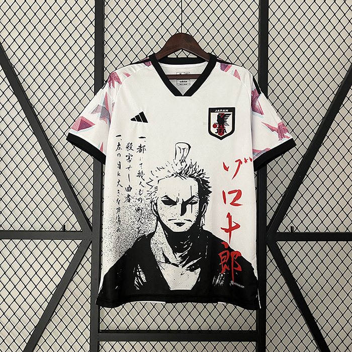 2024 Japan Special Edition White Black Jersey Kit short sleeve-3573322