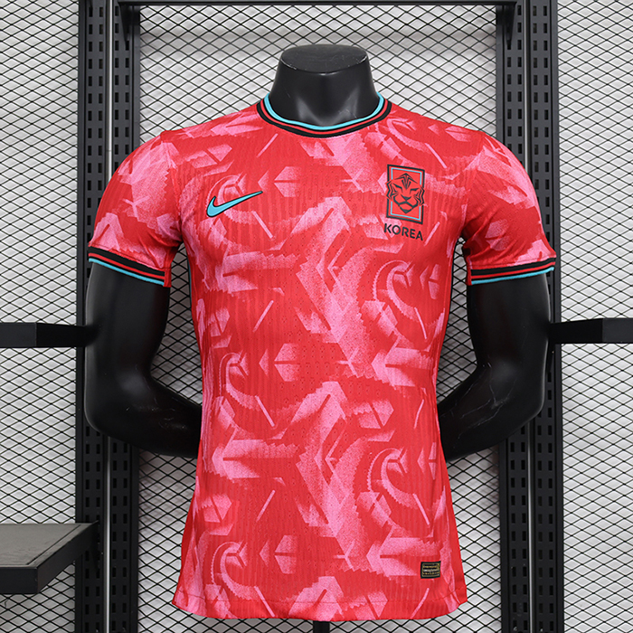 2024 Korea Home Red Jersey Kit short sleeve (Player Version)-6814294