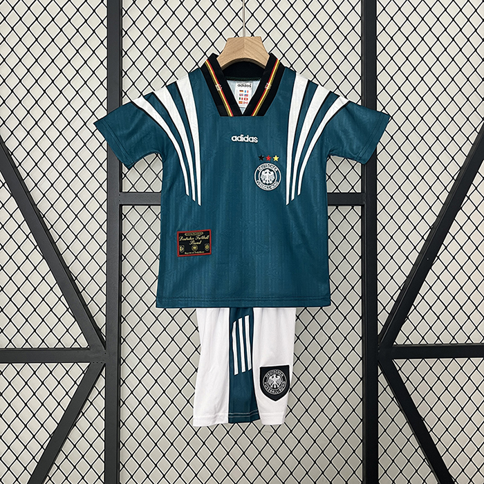 Retro kids 1996 Germany Green Kids Jersey Kit short Sleeve (Shirt + Short)-5082440