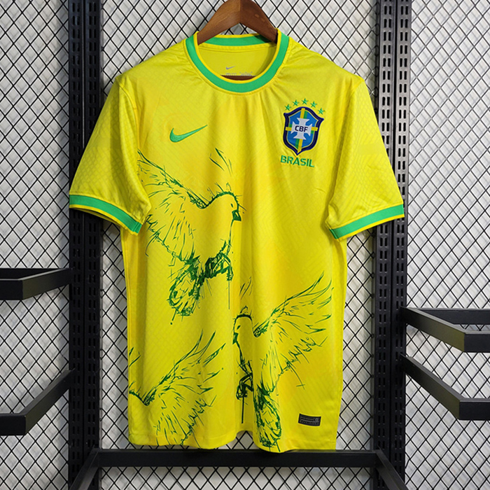 2022 Brazil Special Edition Yellow Jersey Kit short sleeve-621661