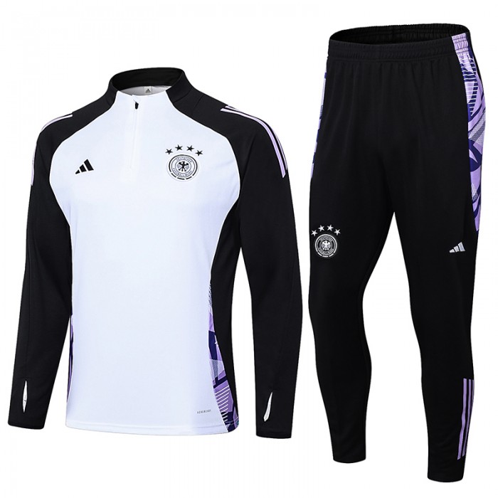 2024 Germany White Black Edition Classic Jacket Training Suit (Top+Pant)-1885021