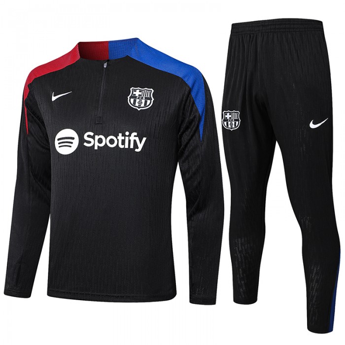 24/25 Barcelona Black Edition Classic Jacket Training Suit (Top+Pant)-6388644