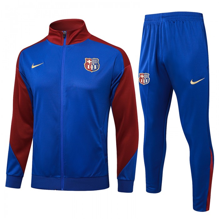 24/25 Barcelona Red Blue Edition Classic Jacket Training Suit (Top+Pant)-3087343