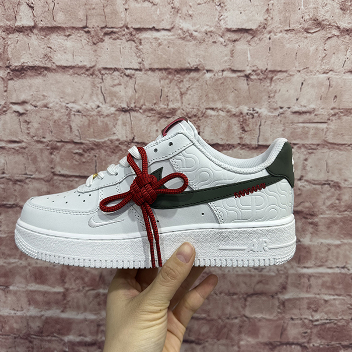 Air Force 1 Low AF1 Running Shoes-White/Green-7111174