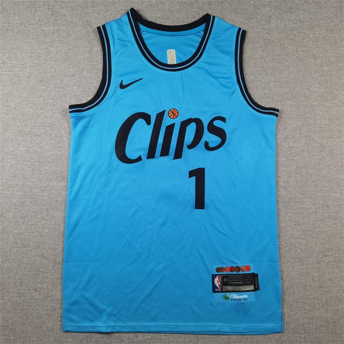 2025 LA Clippers HARDEN #1 Blue City Edition NBA Jersey-9294685