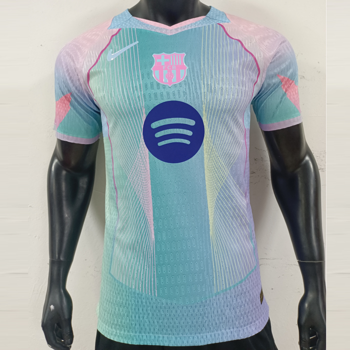 25/26 Barcelona Special Edition Green Pink Jersey Kit short sleeve (Player Version)-8946442