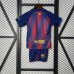 25/26 Kids Barcelona Home Red Navy Blue Kids Jersey Kit Short Sleeve (Shirt + Short)-2079130