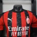 25/26 AC Milan Home Red Black Jersey Kit Short Sleeve (Player Version)-9298164