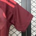 2025 kids Germany Away Wine Red Kids Jersey Kit Short Sleeve (Shirt + Short)-8017167