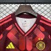 2025 kids Germany Away Wine Red Kids Jersey Kit Short Sleeve (Shirt + Short)-8017167