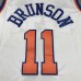 New York Knicks BRUNSON #11 White NBA Jersey-9466767