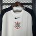 25/26 Corinthians Home White Black Jersey Version Short Sleeve-9891515