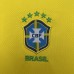 2025 Kids Brazil Home Yellow Kids Jersey Kit Short Sleeve (Shirt + Short)-8866712