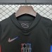 24/25 Kids Barcelona Away Black Kids Jersey Kit Short Sleeve (Shirt + Short)-8696213