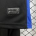 24/25 Kids Barcelona Away Black Kids Jersey Kit Short Sleeve (Shirt + Short)-8696213