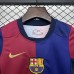 24/25 Kids Barcelona Home Red Navy Blue Kids Jersey Kit Short Sleeve (Shirt + Short)-7338374